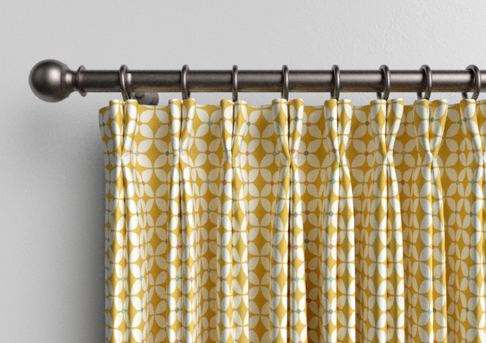 Zap, Butterscotch - Made to Measure Curtains - Image 10